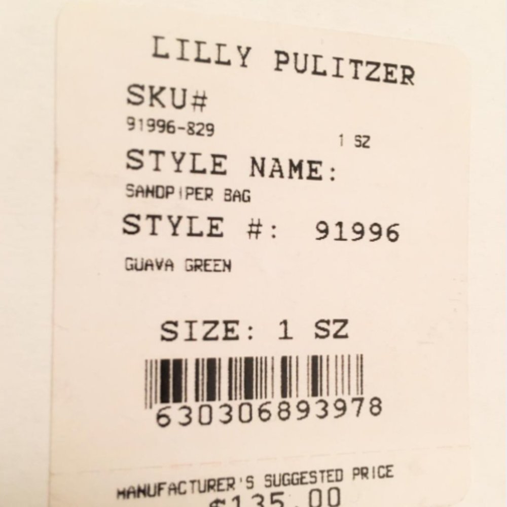 NEW $135 Lilly Pulitzer Sandpiper tote Canvas Bag - Picture 2 of 11